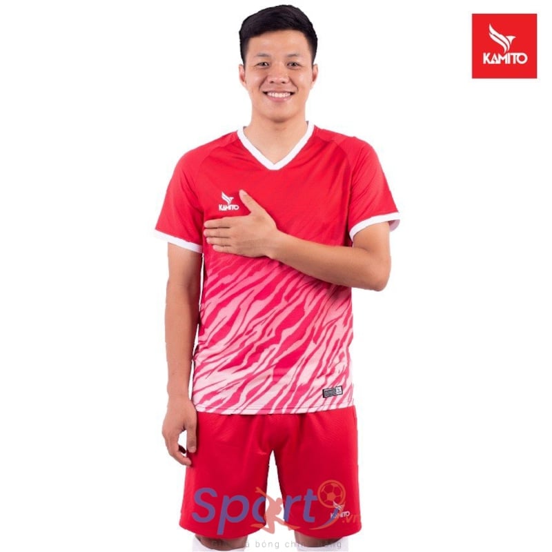 KAMITO BỘ QUẦN ÁO BÓNG ĐÁ KHÁNH HÒA 2021 ĐỎ